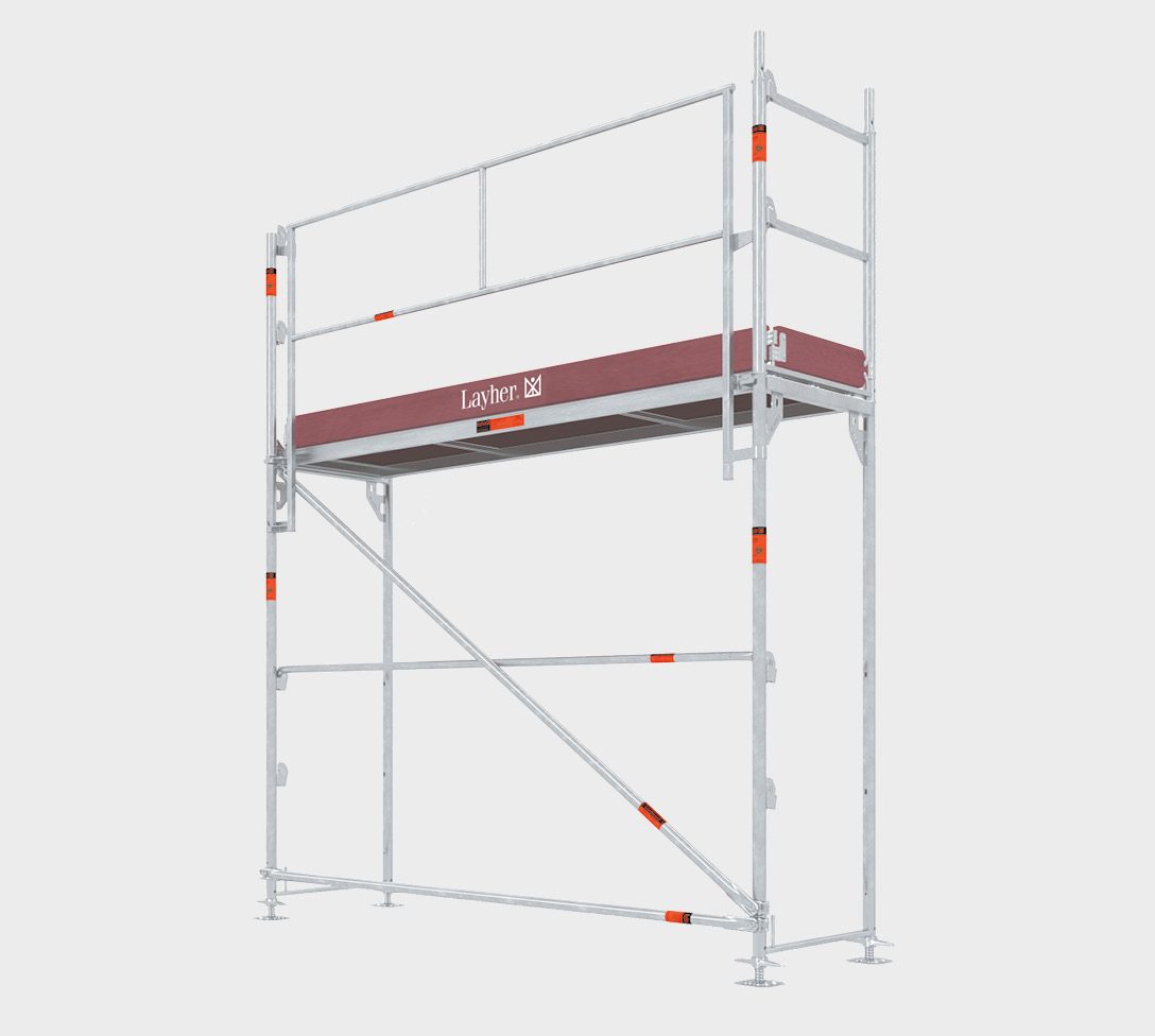 LAYHER sastatņu elementi un komponentes