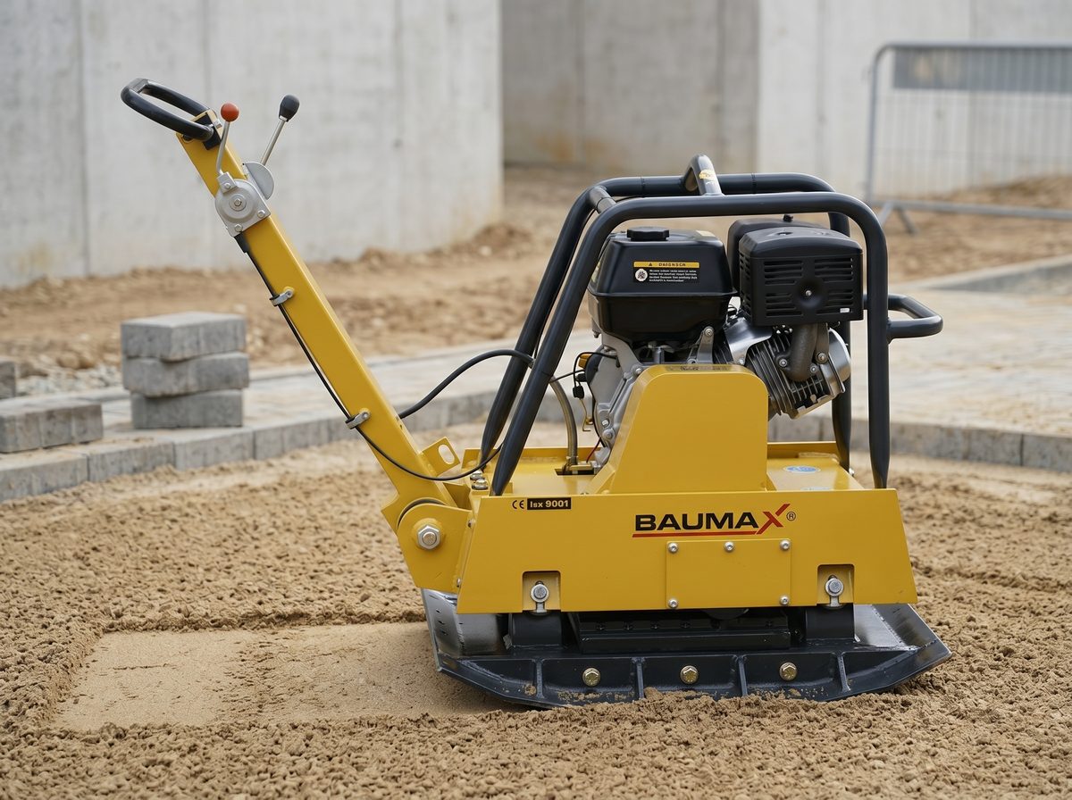 BAUMAX RVP38/67 darbībā &mdash; Bruģa pamatne