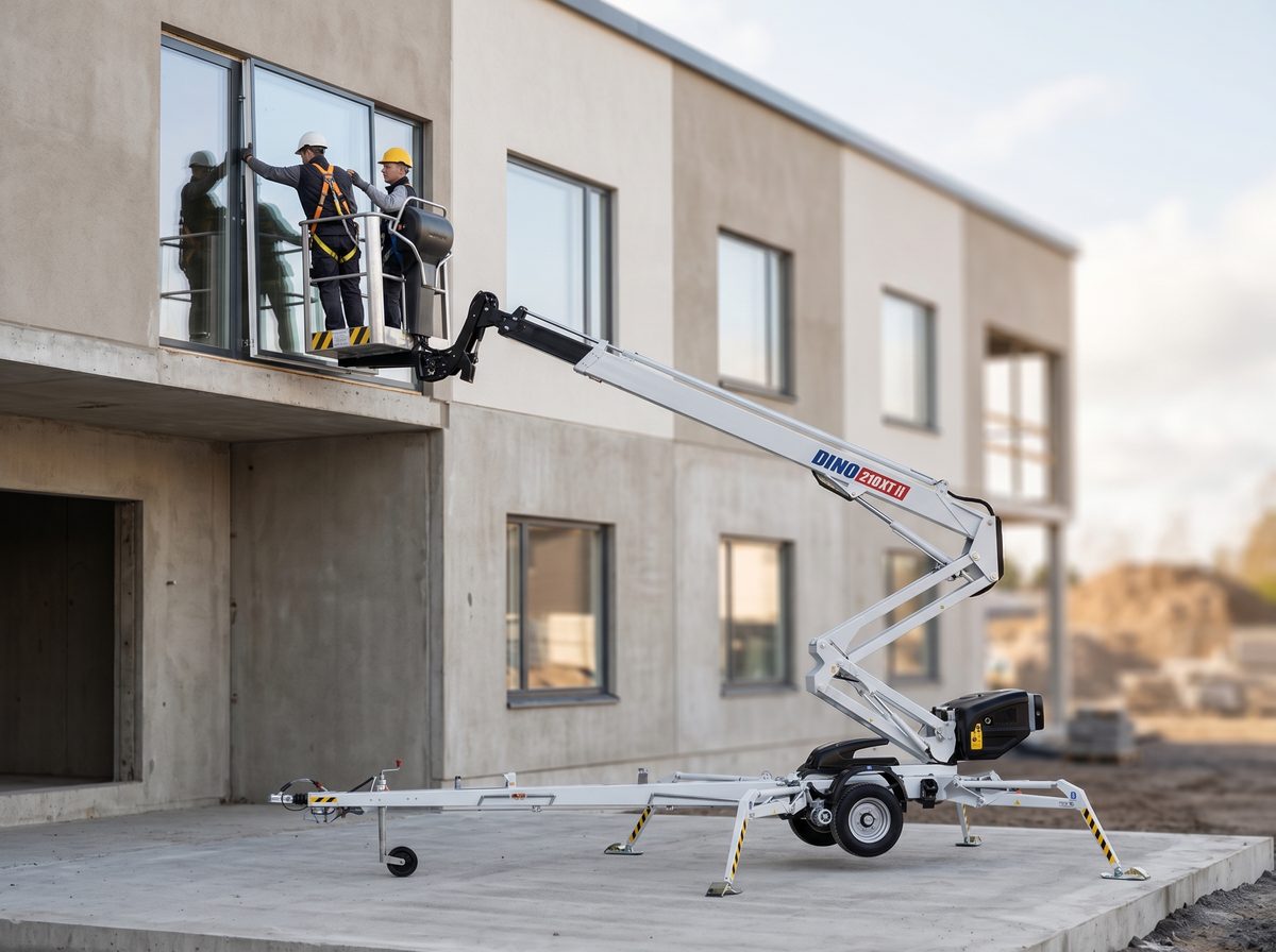 Dino 210 XT II darbībā &mdash; Logu montāža