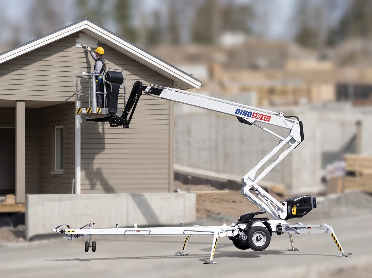 Dino 210 XT II darbībā &mdash; Krāsošana augstumā