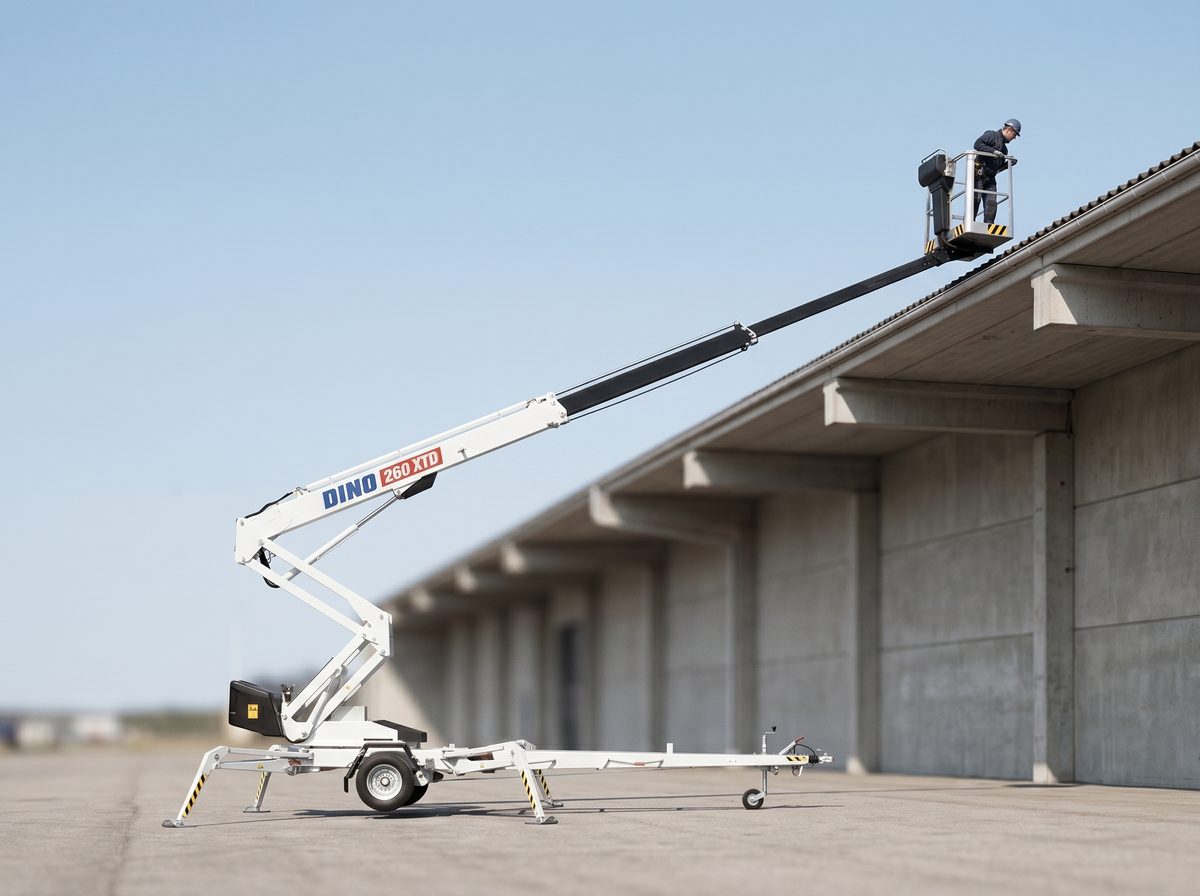 Dino 260 XTD darbībā &mdash; Jumta darbi