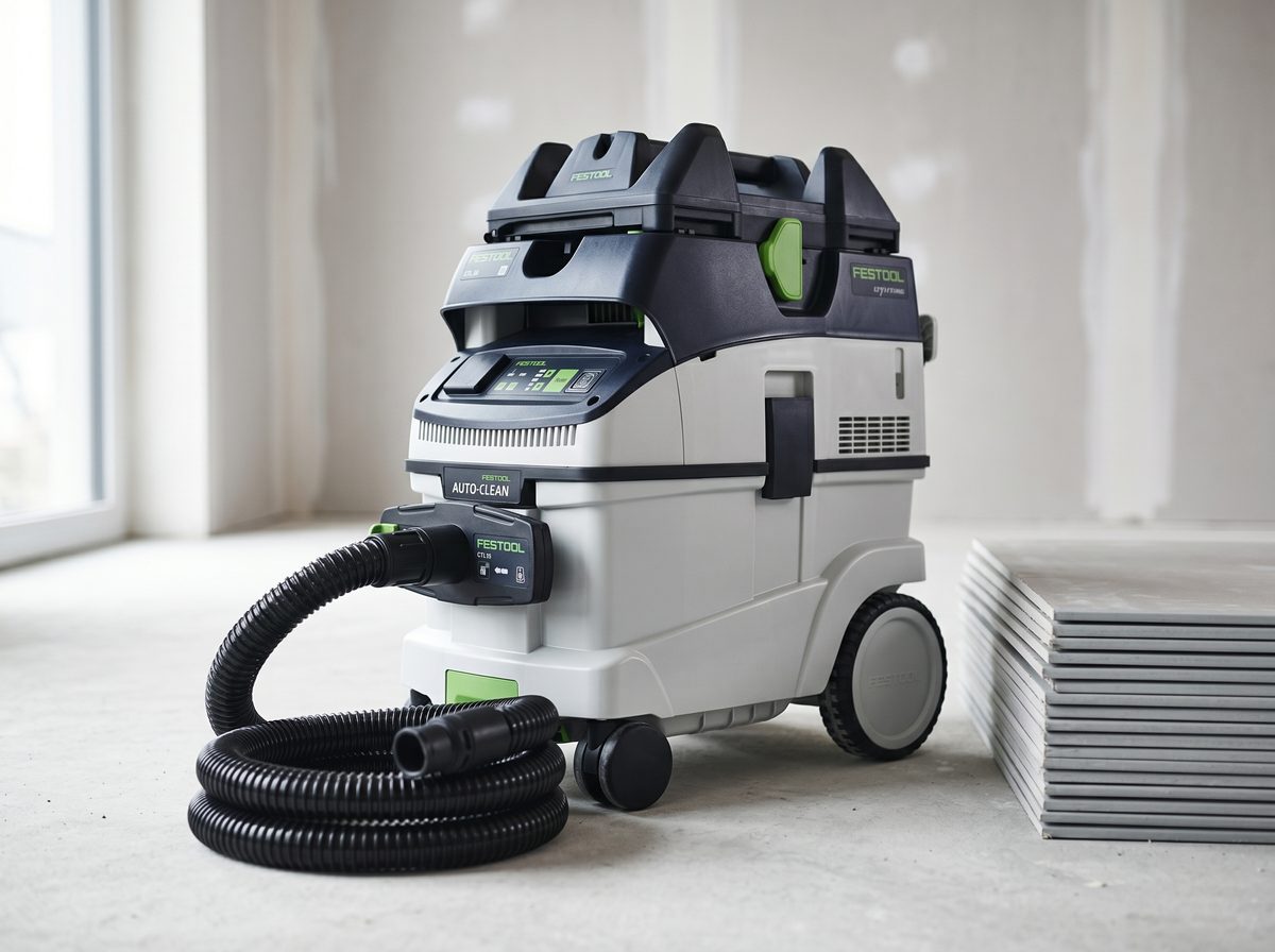 Festool CTL 36 darbībā &mdash; Ģipškartona darbi