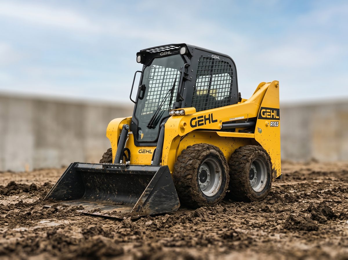 Gehl R165 darbībā &mdash; Bezceļu darbi